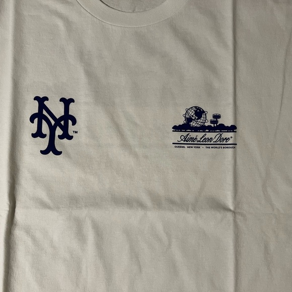 Aime Leon Dore ALD / New York Mets Unisphere Short-Sleeve Tee T-Shirt Size XL - Picture 5 of 8
